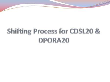 1. Check cdsl10 or nsdl10 is already installed. 2. Check ORACLE must be 9.2 or higher than it. If Oracle version is lower than it than 9.2 than install.