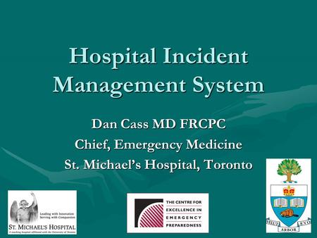 Hospital Incident Management System