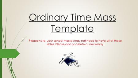 Ordinary Time Mass Template