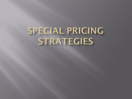 1. Demand-oriented 2. Cost-oriented 3. Competition-oriented.