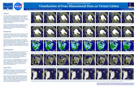 Abstract: The recent proliferation of virtual globes seems to have captured the public imagination to a degree seldom seen in the Earth Sciences. Virtual.