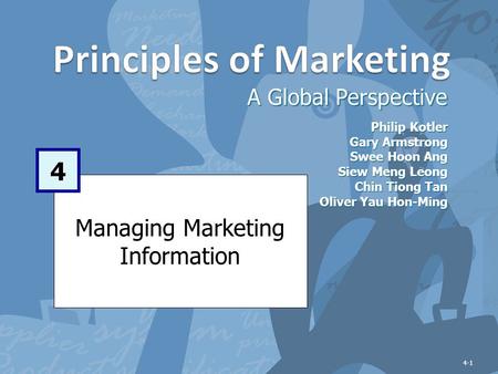 Learning Objectives After studying this chapter, you should be able to: Explain the importance of information to the company and its understanding of the.