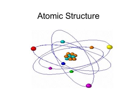 Atomic Structure.