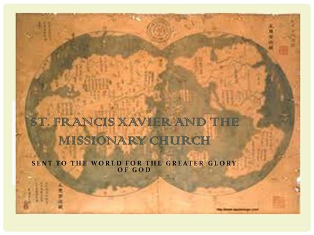 St. Francis Xavier and the Missionary Church