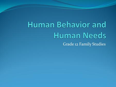 Grade 12 Family Studies. Before we start … Statistics about herpes: 1 in every 5 people in the adolescent and adult population is infected 90% are unaware.