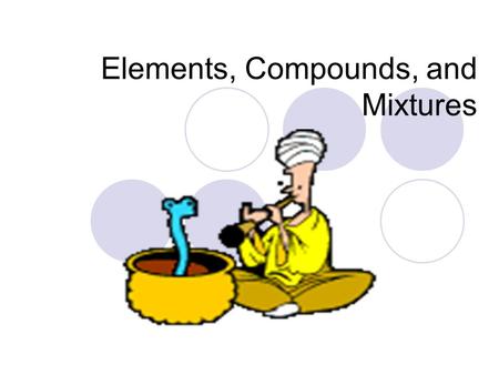 Elements, Compounds, and Mixtures