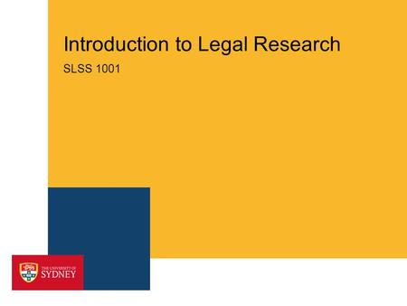 Introduction to Legal Research