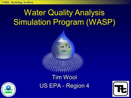 Water Quality Analysis Simulation Program (WASP)