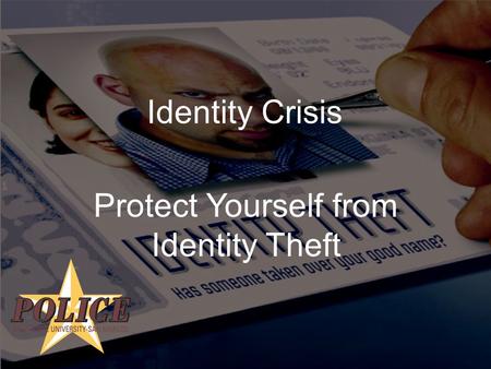 Protect Yourself from Identity Theft