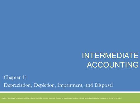 Intermediate Accounting