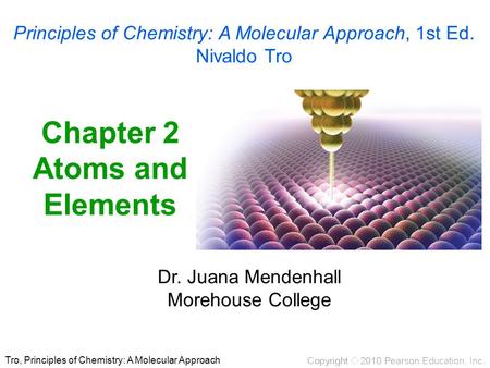 Chapter 2 Atoms and Elements