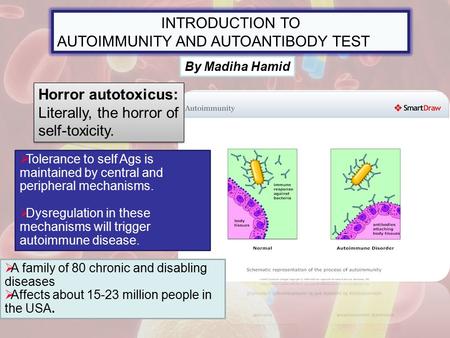 AUTOIMMUNITY AND AUTOANTIBODY TEST