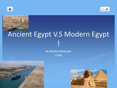 Ancient Egypt V.S Modern Egypt !