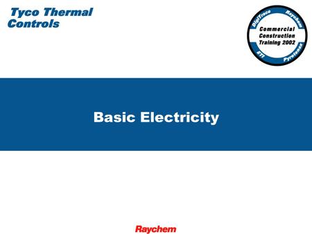 Basic Electricity.