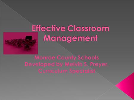 What are procedures good for in the classroom setting? › Turn and talk at your table about this question. › Share with the group.