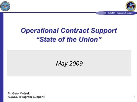 Operational Contract Support