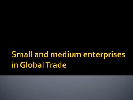  Definition  Features  Importance T Government of India enacted the Micro, Small and Medium Enterprises Development (MSMED) Act, 2006 in terms of.