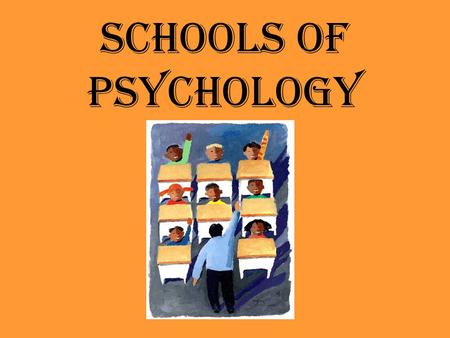 Schools of Psychology. Structuralism—Wilhelm Wundt Definition: School of Psychology that stresses the basic units of experience and combinations in which.