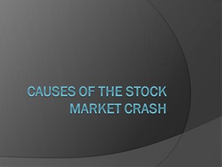 1920s Economy  Everyone has disposable income: Suburbs, House, cars, radio, Entertainment, etc  The stock market was a way to make money with extra.