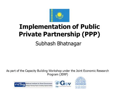 Implementation of Public Private Partnership (PPP)