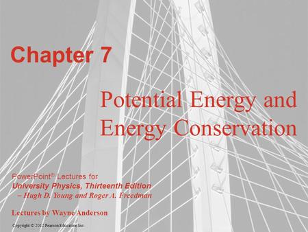 Potential Energy and Energy Conservation