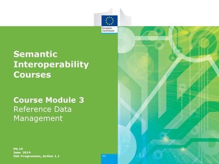 Semantic Interoperability Courses