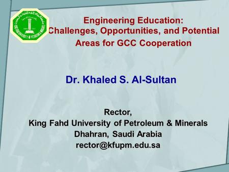 King Fahd University of Petroleum & Minerals