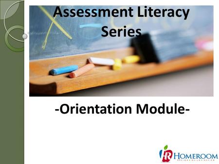 Assessment Literacy Series