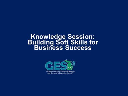 Knowledge Session: Building Soft Skills for Business Success.