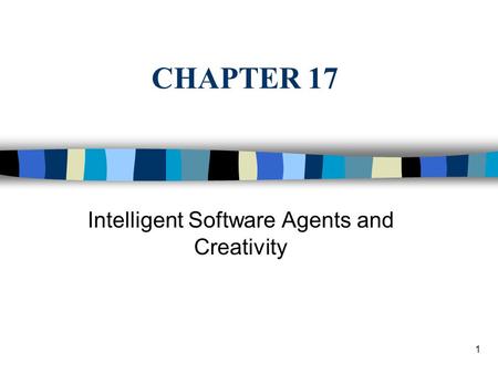 Intelligent Software Agents and Creativity