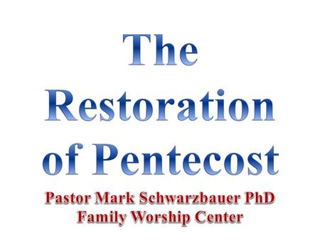 When the Day of Pentecost had fully come, they were all with one accord in one place. 2 And suddenly there came a sound from heaven, as of a rushing mighty.