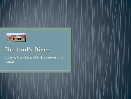 Sugely, Candace, Gerri, Jasmine and Isabel. The Lord’s Diner is part of the Catholic Diocese of Wichita, KS; however, it is not financially supported.