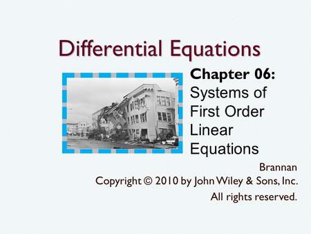 Differential Equations