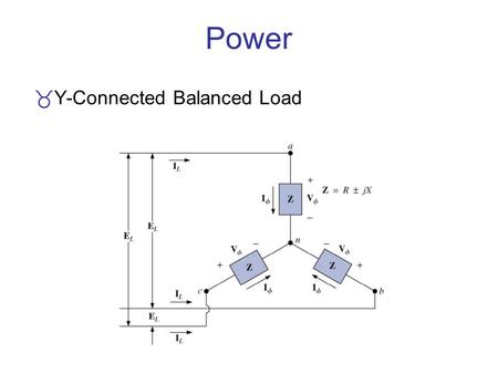 Power Y-Connected Balanced Load 22.