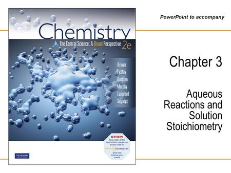 Aqueous Reactions and Solution Stoichiometry