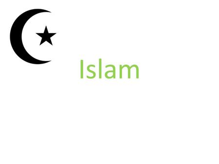 Islam. Worship The Islamic place of worship is a Mosque When Muslims go to a mosque, there is a place either outside the mosque or just inside where they.