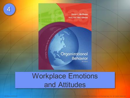 Workplace Emotions and Attitudes