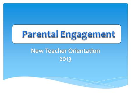  Review Objectives  It’s the Law  What works? Wagon Wheel Activity  It’s all about Customer Service  Guidelines for Successful Parental Involvement: