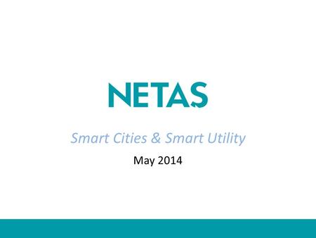 Smart Cities & Smart Utility