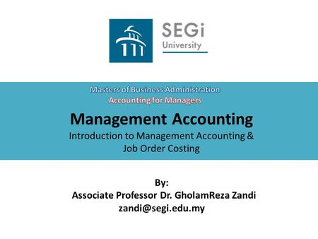 Management Accounting