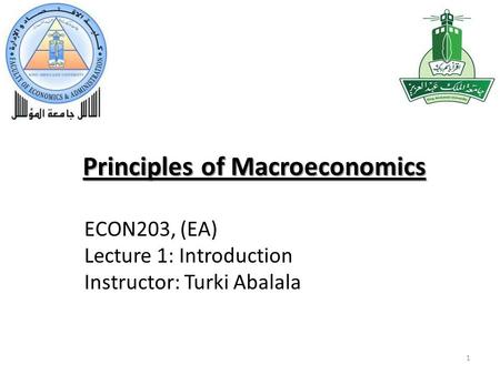 Principles of Macroeconomics