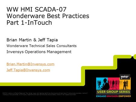 WW HMI SCADA-07 Wonderware Best Practices Part 1-InTouch