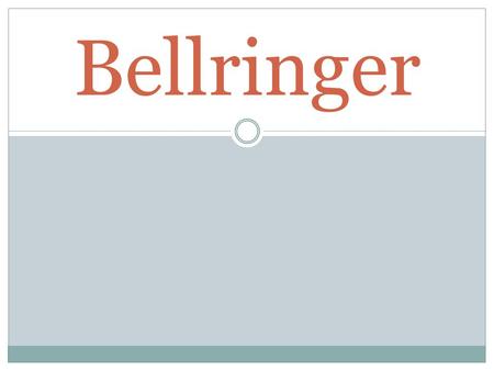 Bellringer. PHYSICAL PROPERTIES PHYSICAL PROPERTIES Read along and fill in the words I leave out Suppose you want to know whether or not a substance.