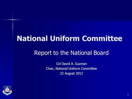 National Uniform Committee