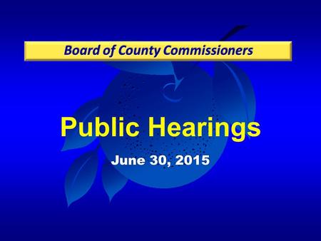 Public Hearings June 30, 2015. Case: CDR-14-12-346 Project: Waterford Lakes Planned Development / Land Use Plan (PD/LUP) Applicant: Vivien Monaco, Burr.