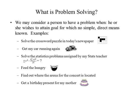 What is Problem Solving?