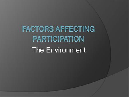 The Environment. How many Q’s can you get correct? ? Read the questions carefully Write your answer on the white board Turn your board around when instructed.