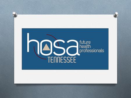 National HOSA Promotional Video What it is?? O Heath Occupation Students of America- Future Heath Professionals O One of ten national career and technology.