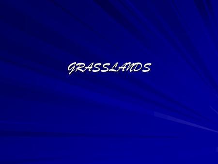 GRASSLANDS. Environmental Facts There is two different types of grasslands. The first one is tropical grasslands, the second one is temperature grasslands.