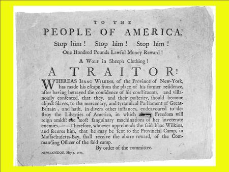 How did the ideas of John Locke and Thomas Paine influence Jefferson’s writings in the Declaration of Independence? Essential Question for sub-standard.